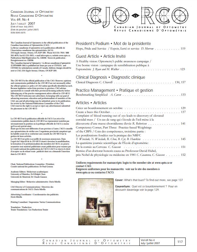 					View Vol. 69 No. 4 (2007): July - 2007
				